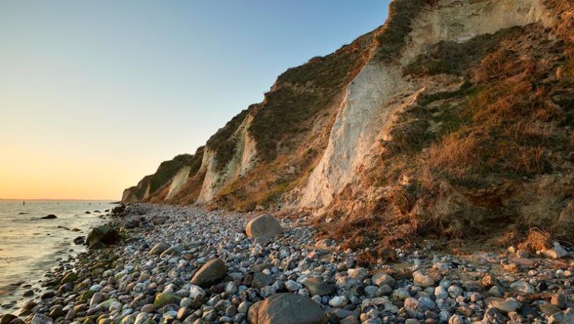 Ristinge Klint, Aften. Geopark Det Sydfynske Øhav