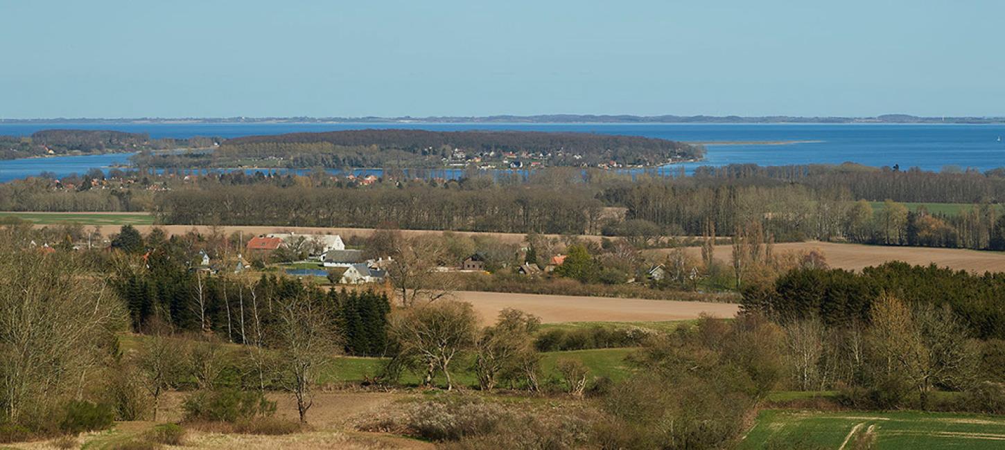 Udsigt fra Bregninge Kirketårn