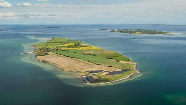 Bjørnø fra luften