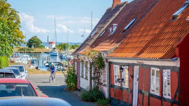 Gamle, smalle stræder i Marstal