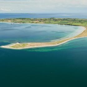 Luftfoto Lyø. Geopark Det Sydfynske Øhav