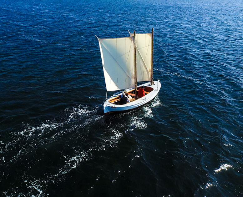 To-smakkejolle i Øhavet